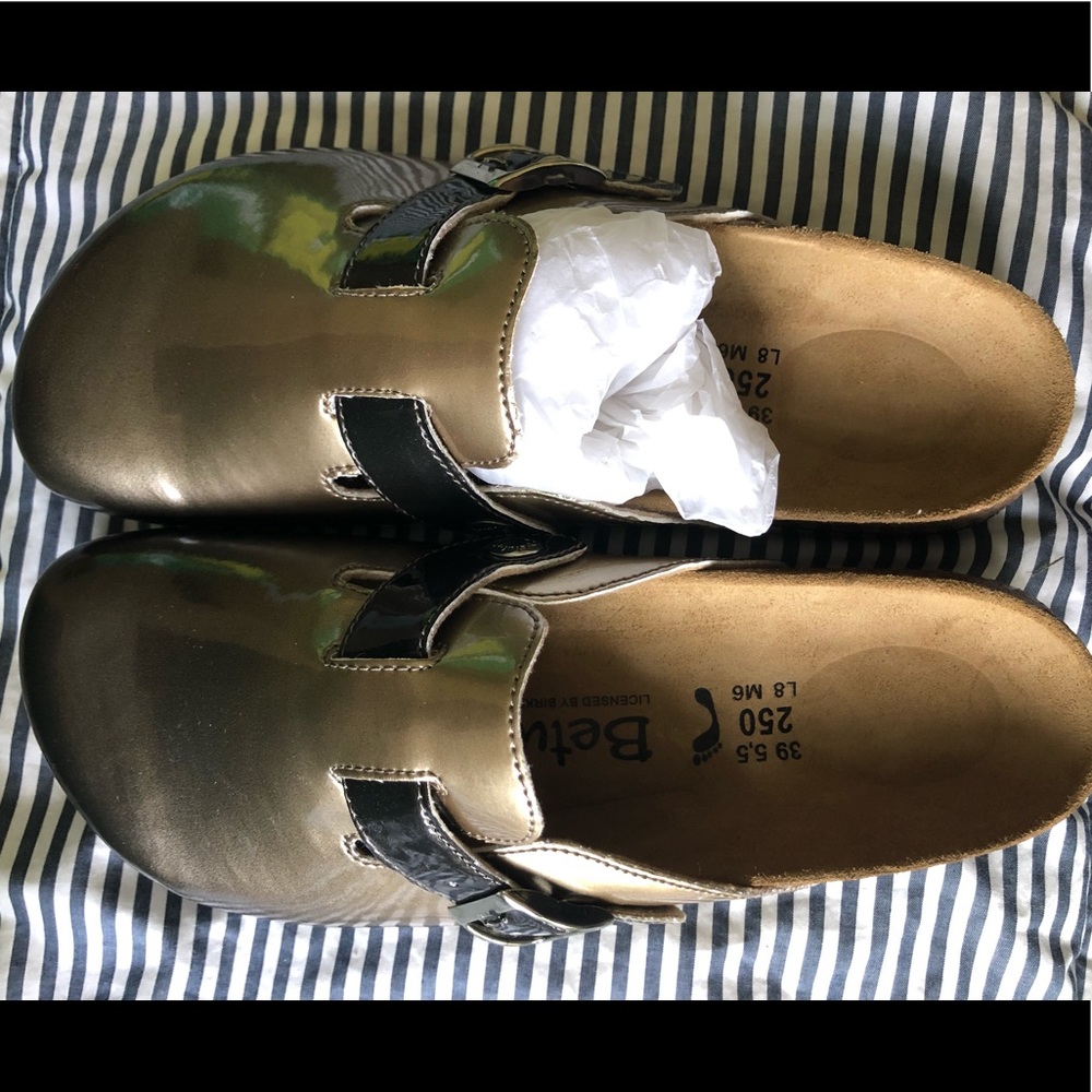 Gold ombré Betula by Birkenstock CLOGS